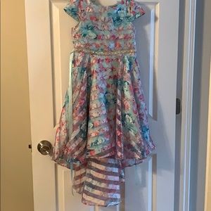 From Macy’s Fancy Beautiful dress- longer n the back